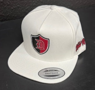 Fitted White Hood Report Detroit Hat