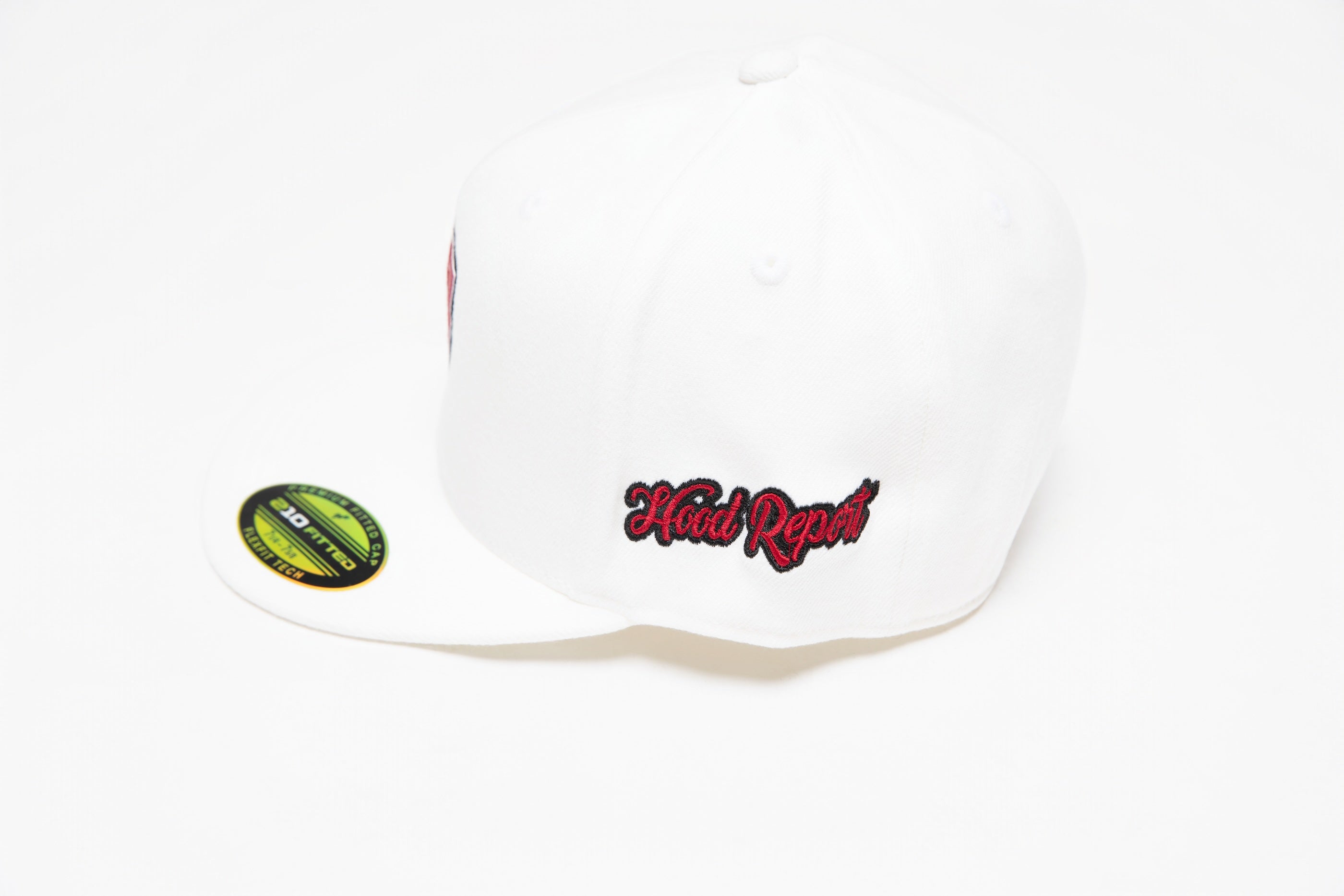 Fitted White Hood Report Detroit Hat